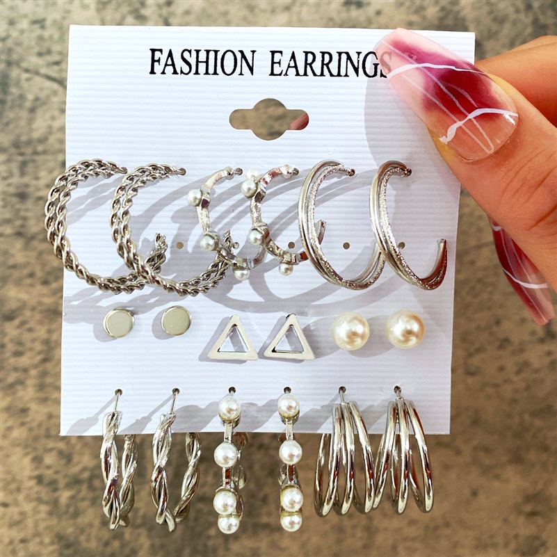 5225125 earrings set occidental style earrings creative earrings setins high end stud Earrings Fashion Jewelry Jewelry Wholesale wholesale jewellery Cheap Wholesale Jewelry Korean Jewelry jewelry whol...
